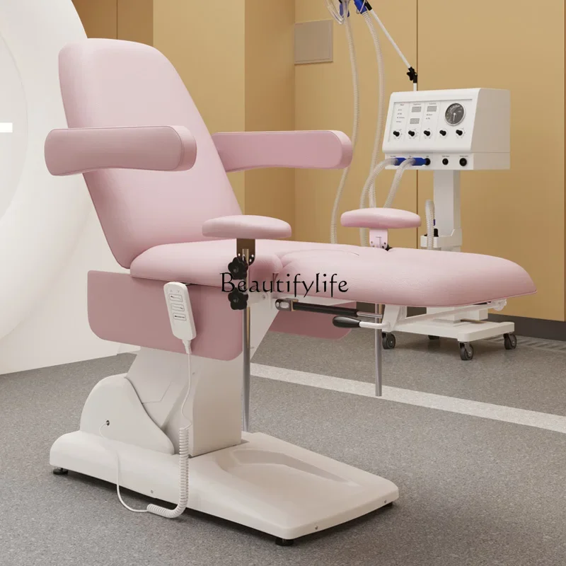 

01 Gynecological examination bed Electric care Multifunctional beauty bed High-end recliner
