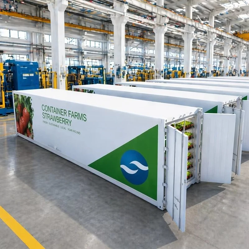 Containerized Hydroponic System for Leafy Greens Lettuce Commercial Vegetable Farming Production Solution Custom