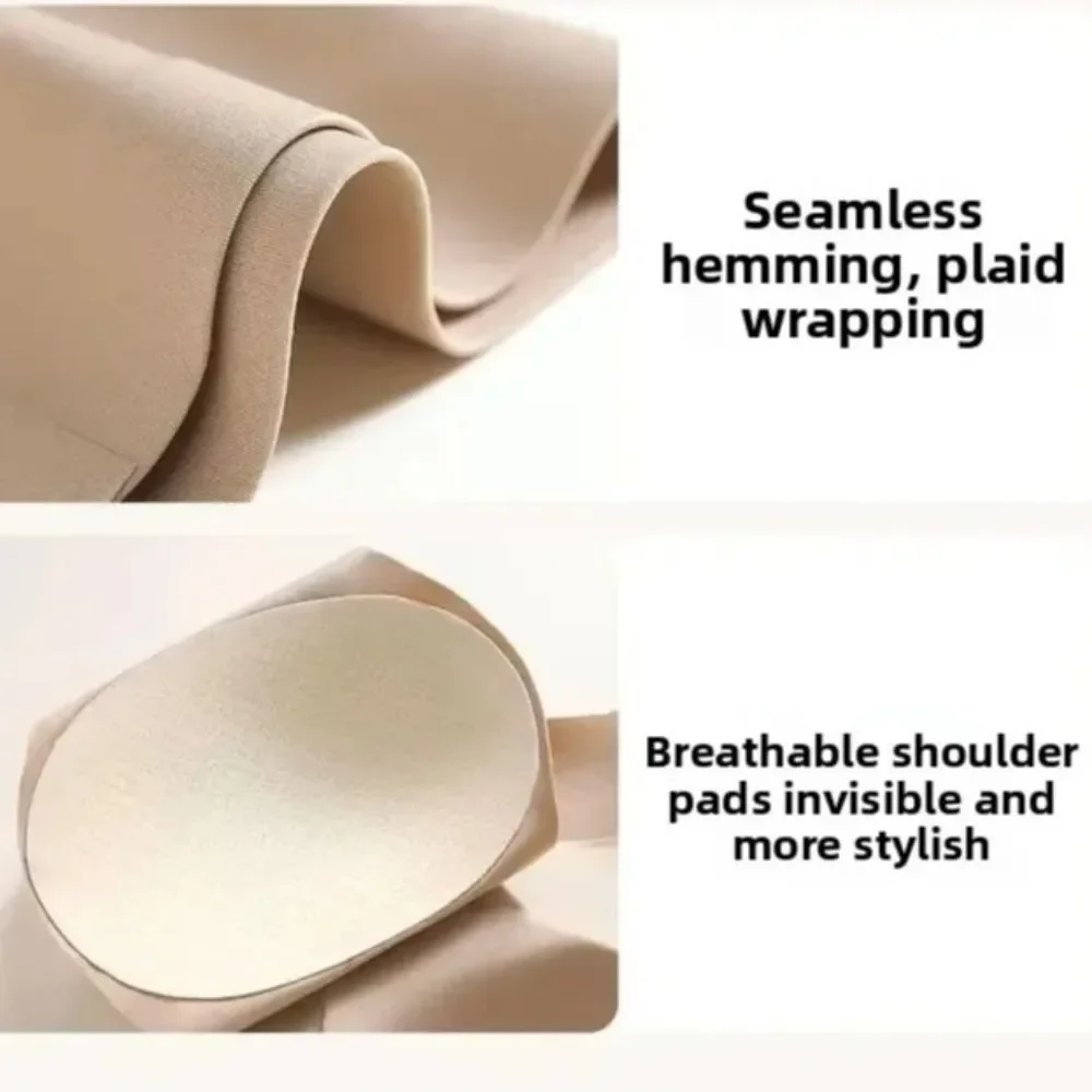 حمالة صدر للكتف بزاوية قائمة لا تترك أثرًا تجعل ثديًا كبيرًا تظهر أصغر حجمًا، حمالة صدر قابلة للتنفس للنساء #2