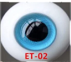 Gorąca Wyprzedaż Serii ET Oczy Szklane BJD 1/12 1/8 1/6 1/4 1/3 6MM 8MM 10MM 12MM 14MM 16MM 18MM 20MM 22CM 24CM Ręcznie Robione Oczy dla Lalek