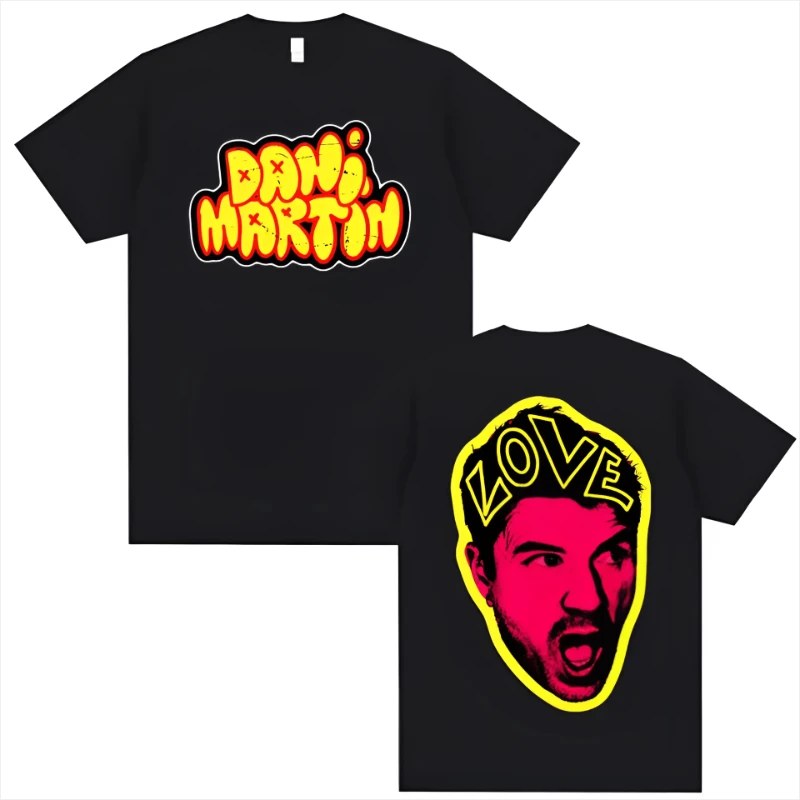 New Dani Martinss album graphic T-shirts for men and women, high-street short-sleeved T-shirts streetwear mens t shirts