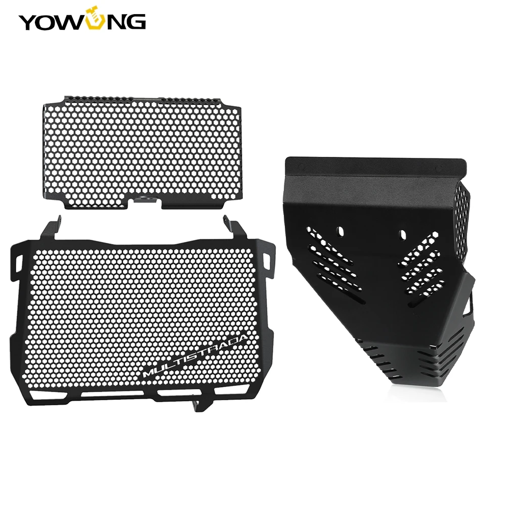 For Ducati Multistrada 1260 Pikes Peak 1260S Motorcycle Radiator Cover Grill Oil Cooler Guard Protective Motorcycle Accessories