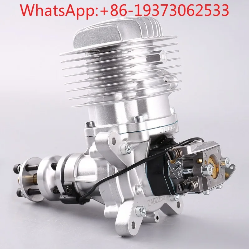 DLE61 Model Aircraft Engine Single Cylinder Two-stroke Side Exhaust Natural Air-cooled Hand Start 61cc Displacement