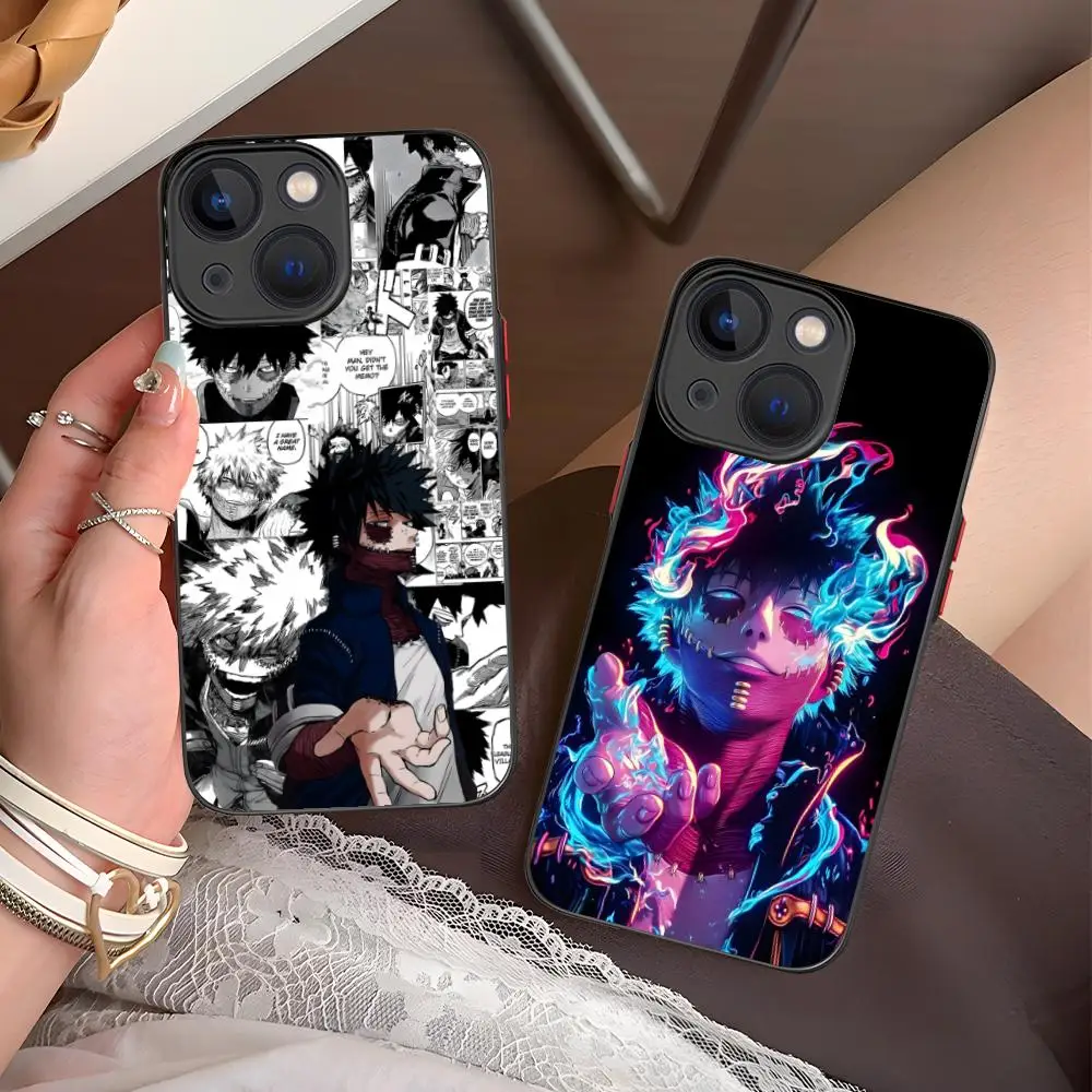 

Чехол для телефона My Hero Academia Dabi для iPhone 16, 15, 14, 13, 12, 11 X XR XS 8 7 Pro Max Plus, мини-цветный силиконовый защитный роскошный чехол