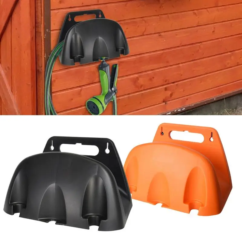 Garden Hose Holder Wall Mounted Durable Hose Hooks Hose Rack Heavy Duty Water Hose Holders for Outside Hose Storage Reel Durable