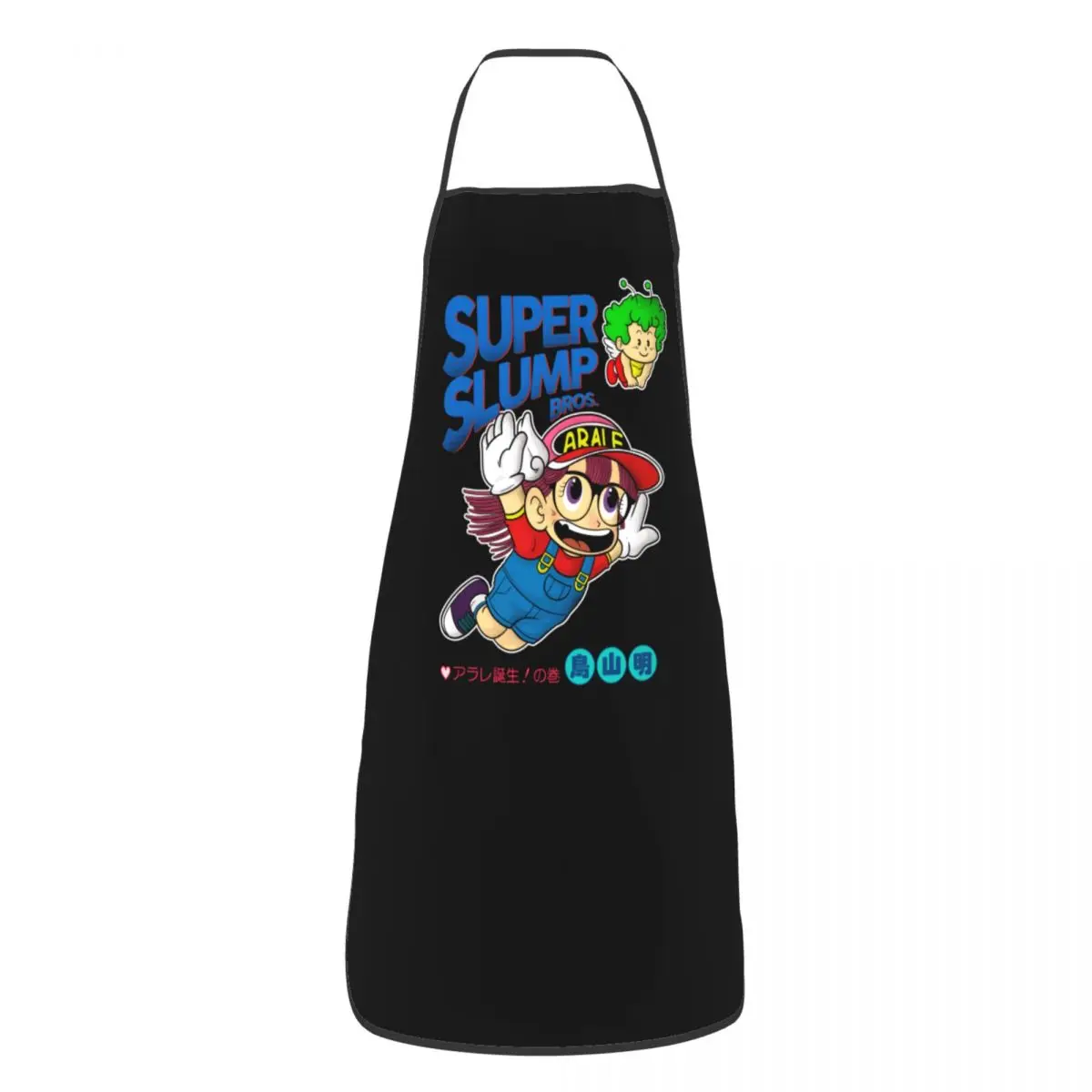 Super Slump Arale Bib Apron Women Men Kitchen Chef Japanese Anime Manga Dr Slump Tablier Cuisine for Cooking Baking Gardening