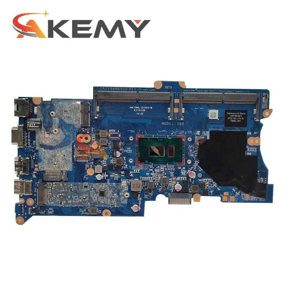 For HP ProBook 430 G5 440 Motherboard L01039-601 L01042-601 L01037-001 DA0X8BMB6F0 DA0X8BMB6G0 ZHAN 66 PRO G1 DAX8BMB18B1