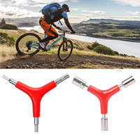 Multi-Functional Bicycle Wrench -Triangular Design ， Lightweight & Portable ，Durable 3-in-1 Tool for Versatile Bike Repair
