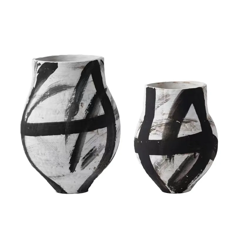 

Hand painted ceramic vase