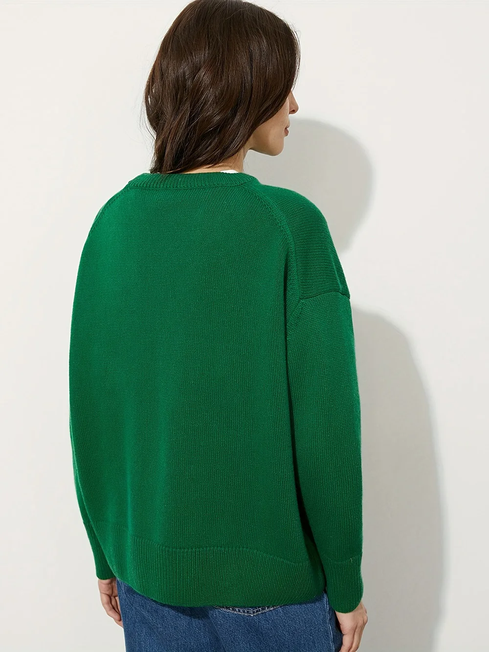 Wixra Elegant Women Sweater O Neck Loose Soft Female Knitwear Jumper Oversized Knitted Basic Pullovers