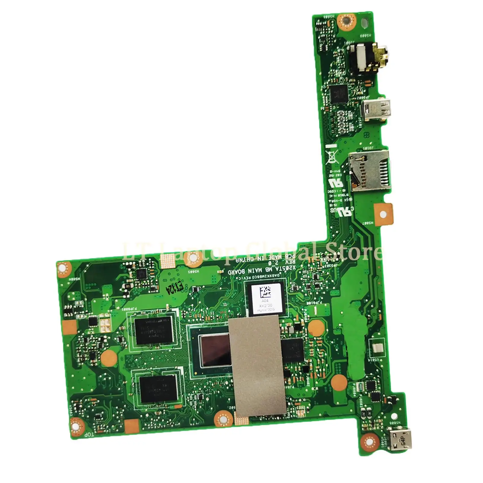 X205TA Mainboard untuk ASUS EeeBook X205 X205T x205tew Laptop Motherboard Z3735F 2GB-RAM 32G/64G-SSD