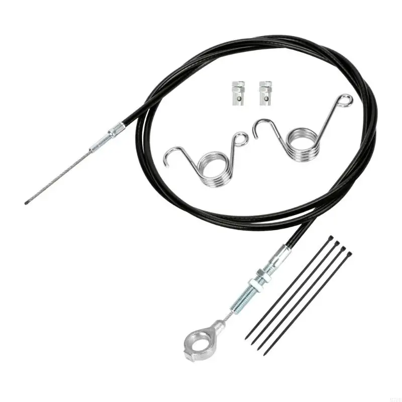 M76E 8252-1390 Throttle Cable with Brake Return Pedal Springs for 212cc 196cc 6.5hp