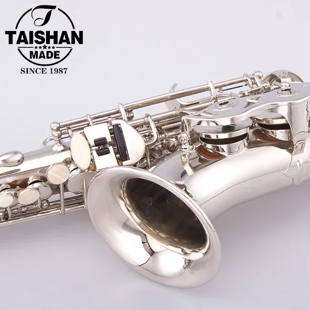 Hooqu Высокопроизводительный никелированный сопрано-саксофон китайской фабрики