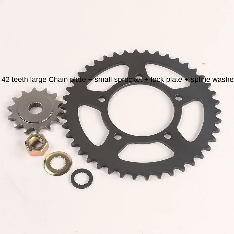 FOR ZONTES ZT125 G1 ZT125 U 125 U1 125 Z2 Three-Piece Chain Motorcycle Accessories Modified Large and Small Chain Sprocket Tools