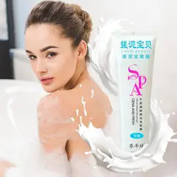 350ml Exfoliating Gel Deep Cleansing Exfoliant Gentle Facial Scrub Body Mud Exfoliator Exfoliation Exfoliants Rub Body Face B7F6