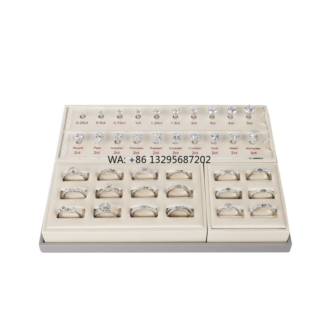 

Professional Ring Selection Set 360 Combinations of CZ & Copper with 14K Gold Plating Rings for Jewelers & Custom Designers