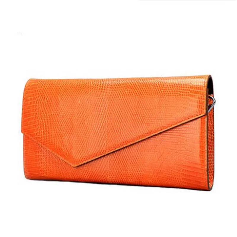 kexima Lizard skin women's bag leather handbag women's dinner bag single-shoulder chain small square bag clutch bag