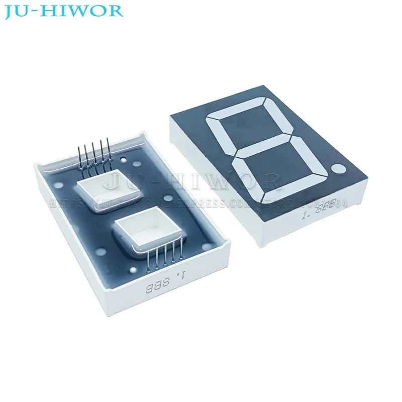 10Pcs 1.8Inch 10Pins 1 Digit Bit 7 Segment Led Digitale Display Digitron 18101AB 18101BB Gemeenschappelijke Anode kathode C-C C-A