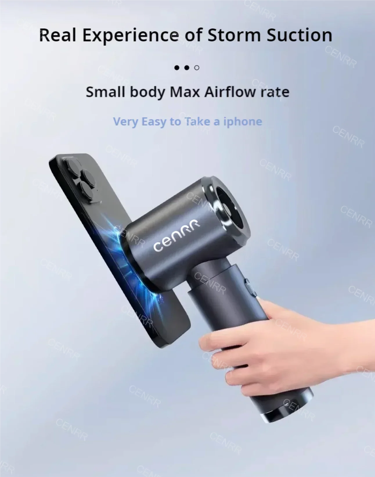 CENRR Car Vacuum Cleaner High Suction 210000PA Wireless Vacuum Cleaner Cordless Vacuum Cleaner High Pressure Cleaning Machine