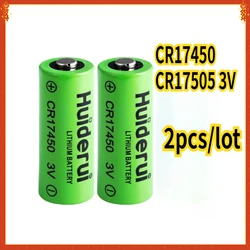 2pcs/lot CR17450 CR17505 3V Smart Water Meter Fire Detector Non-rechargeable Lithium Battery
