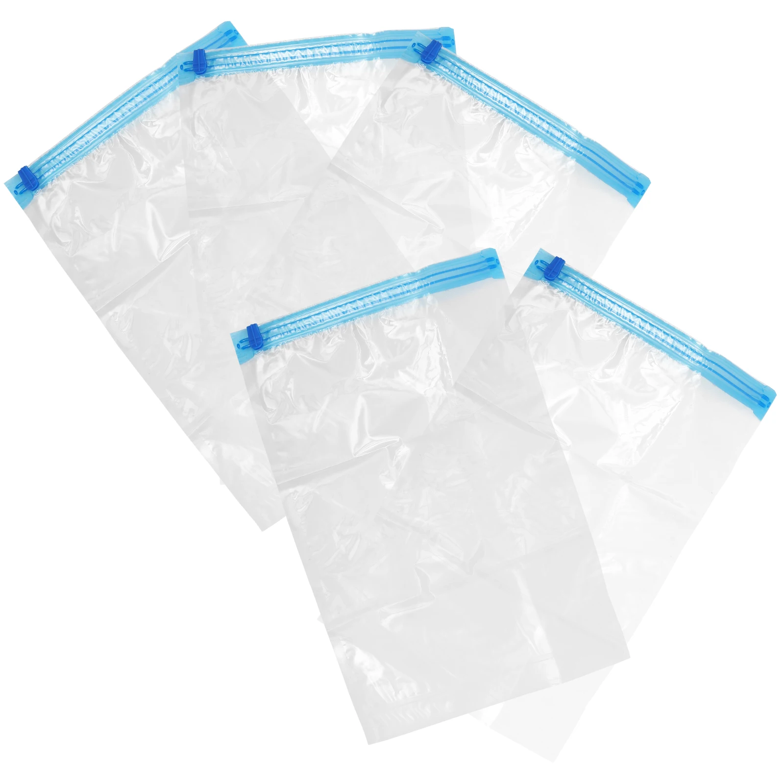

5pcs Vacuum Compression Bags 35x50cm 40x60cm 50x70cm Transparent Travel Storage PE Material Mattress Bag For Moving