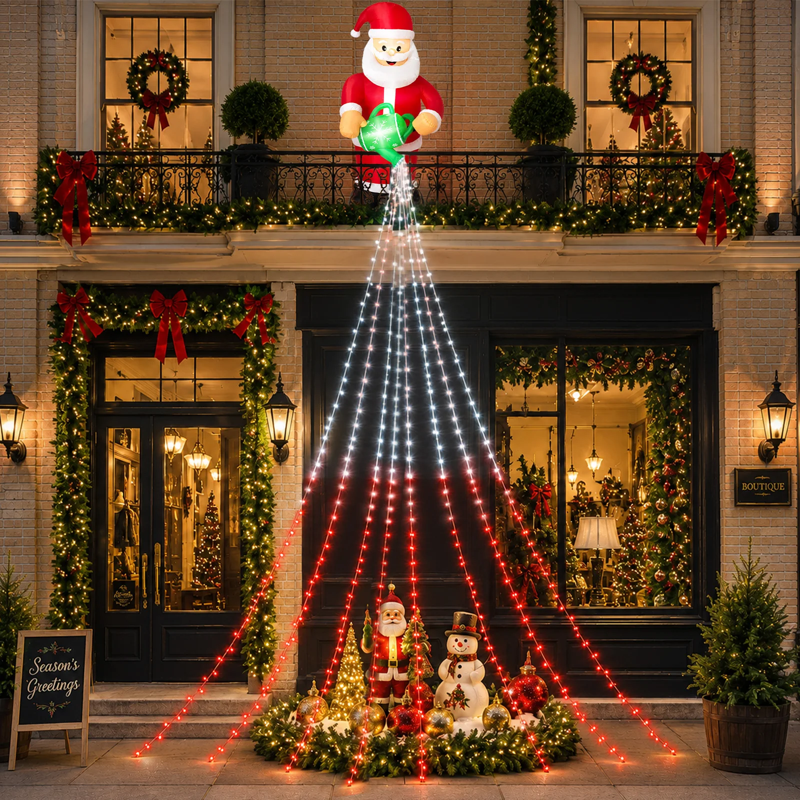 11 kaki, dekorasi Natal tiup u - Outdoor Furniture Decor ulasan dan harga