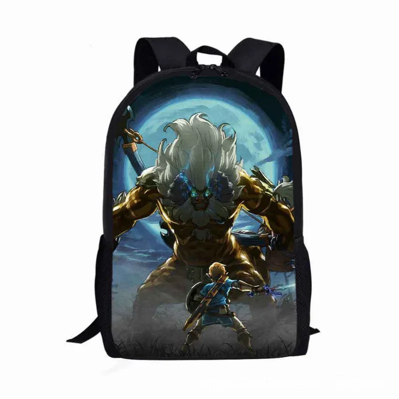 Game The Legend of Zeldaes Schoolbag Children Backpack Big Capacity Travel Laptop Bag Kawaii Student Cosplay Backpack Kids Gift