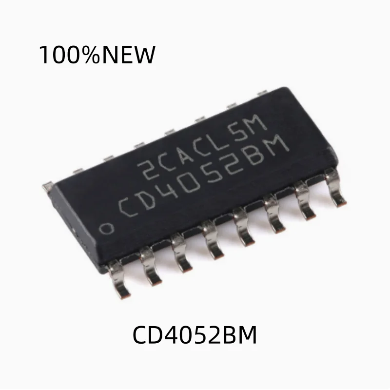 (20Pcs) 100% New Cd4052Bm Cd4052Bm96 Sop-16 Low On-Leakage Current 2-Channel 4:1 Analog Switch Chip Ic