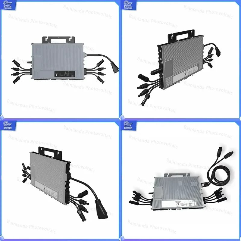 2KW Hybrid Solar Inverter MPPT Charger Controller 3 Phase AC Output Grid Tied Off Grid PV System Power Converter High