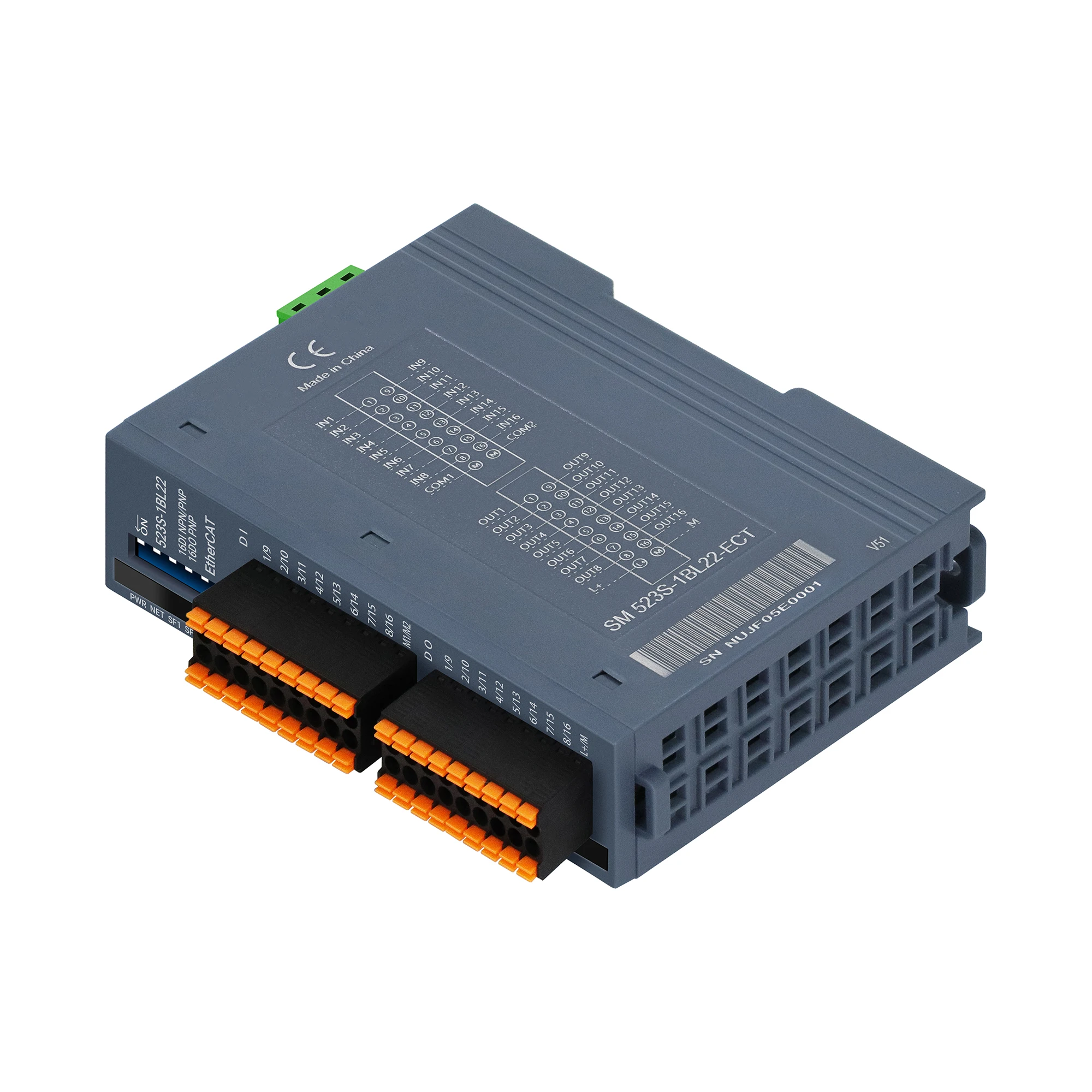 Compact Standalone 24V EtherCAT Bus 32 Port DO PNP Output I/O Module