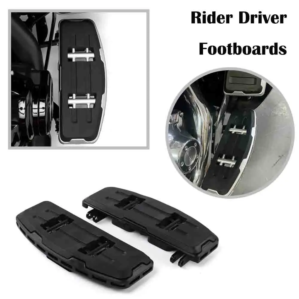 2024NEW Motorcycle Rider Driver Footboard Kit For Harley Touring Road King Street Electra Glide Softail Deluxe FLD Fat Boy Trike