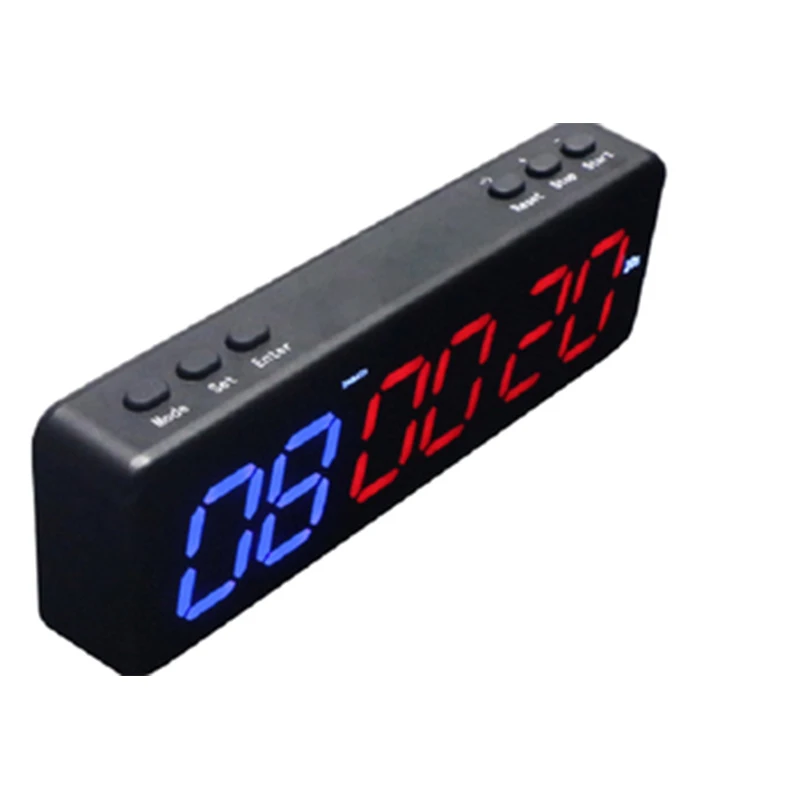 Hot Sale Fitness Training Equipment Sports Workout Waterproof Gym Clock Timer With Battery