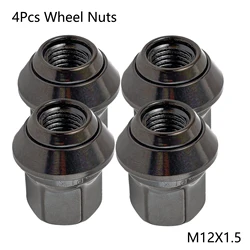 4X For Ford Fiesta Focus B-Max Grand C-Max KA Fusion Mondeo Streetka Car Alloy Wheel Nuts M12X1.5 19mm Hex Car Bolts Accessories