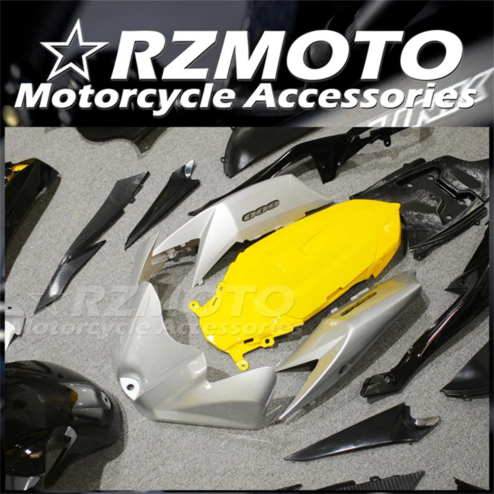 New ABS Motorcycle Fairings Kit For Suzuki GSXR600 GSXR750 08 09 10 K8 GSXR 600 750 2008 2009 2010 Bodywork Set Black Yellow image 6