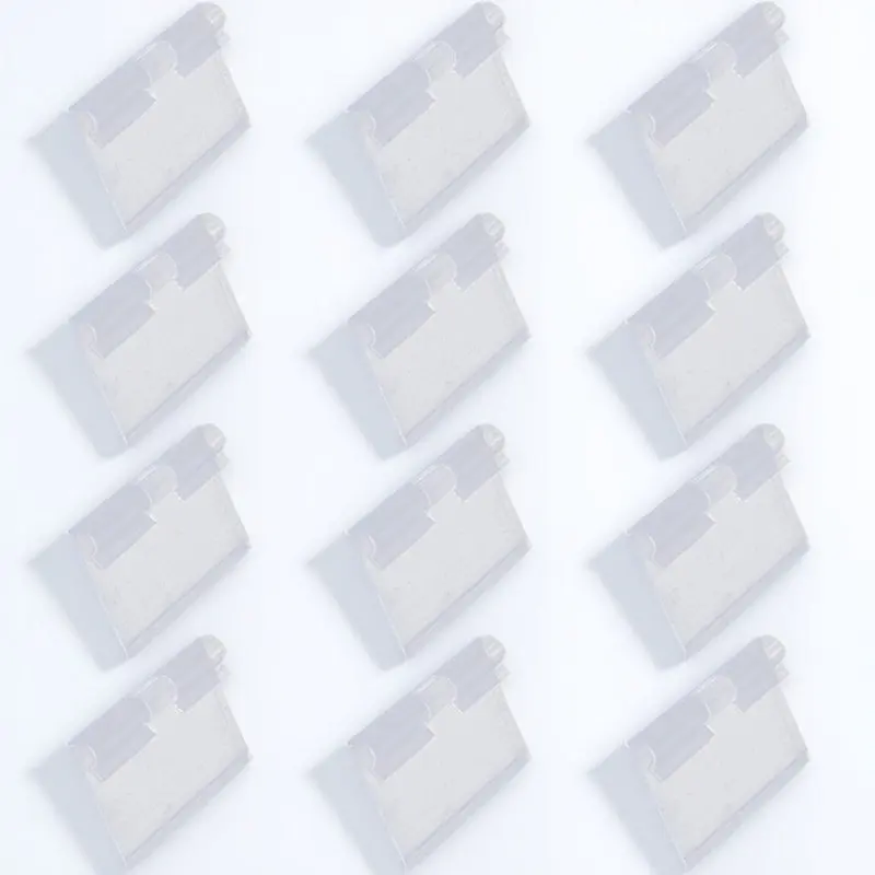 

30Pcs Transparent Price Tags Plastic Sign Labels Shelf Label Holders for Supermarket Shelf Tags Price Display Useful Holder