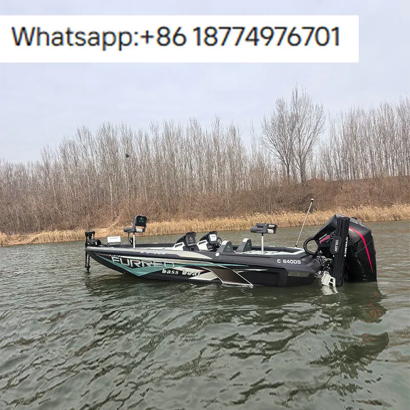 Factory Wholesale New FURREO Aluminum Bass Fishing Lure Boats with Engine High-Speed for Sale