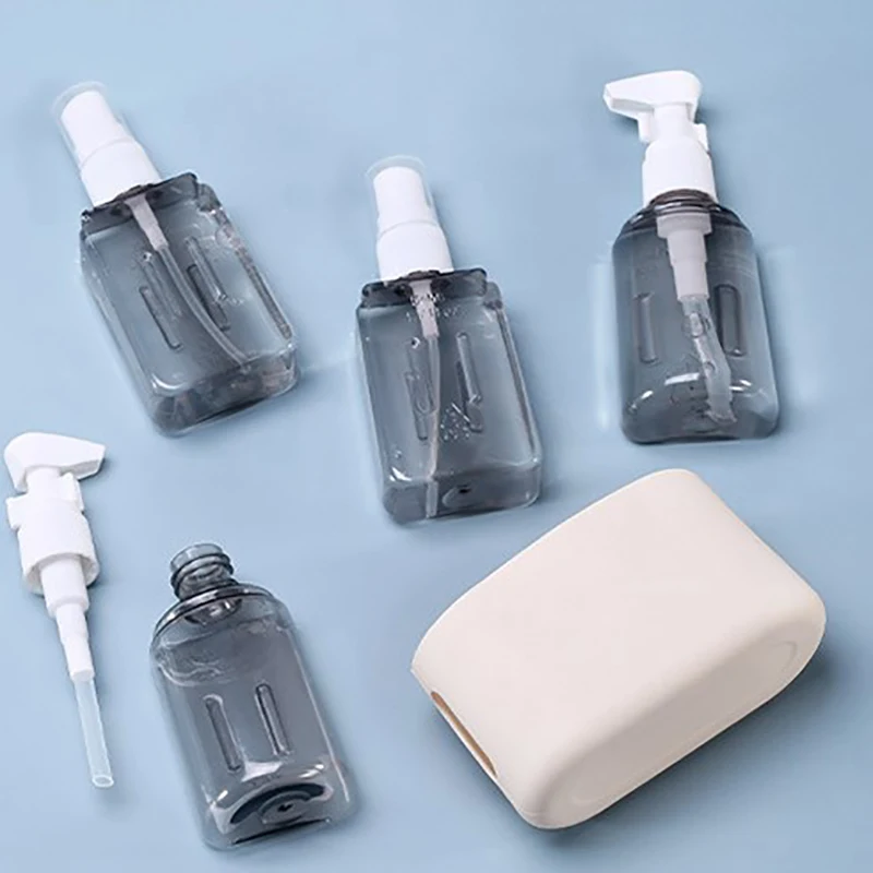 Refillable Travel Bottle Set, Loção Líquida, Shampoo, Shower Gel Dispenser, Recipiente Cosmético Vazio, Atomizador, Combinação, 2, 3, 4 em 1