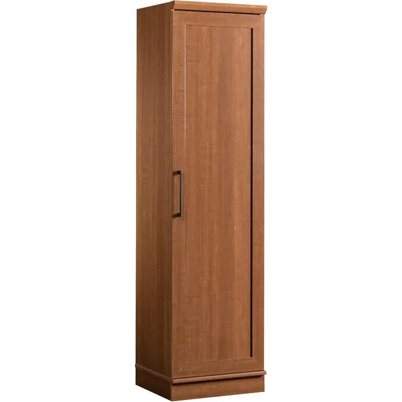 Kitchen Storage Locker Slim Single Door with Adjustable Shelves, Laundry Bathroom Locker