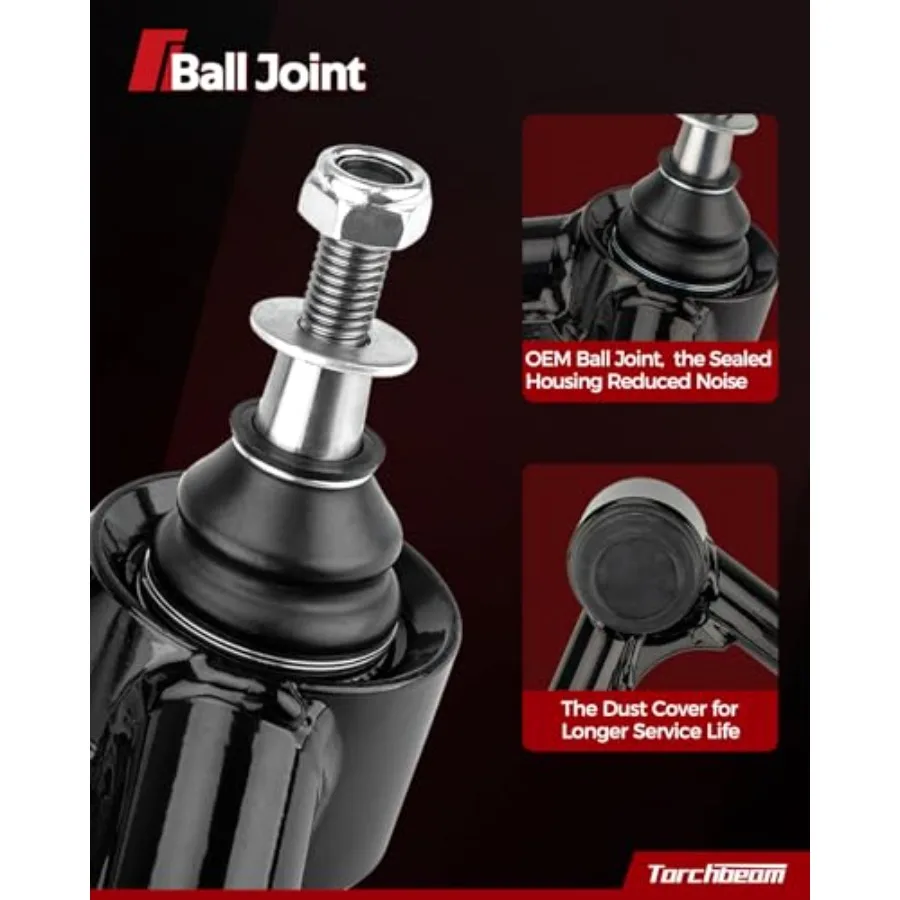 أذرع التحكم الأمامية السفلية اليسرى اليمنى مع مجموعة تعليق وصلة كروية لاستبدال 0512 فورد إسكيب مازدا تحية ميركوري مارين #6