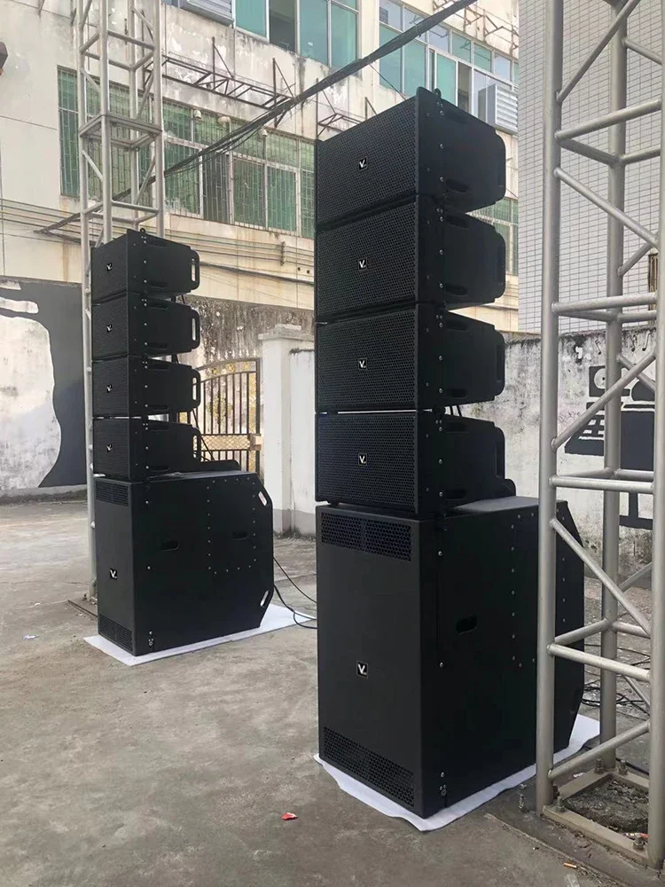 HA2 professional audio video powered line array high power active dj sound active line array speaker music system full set