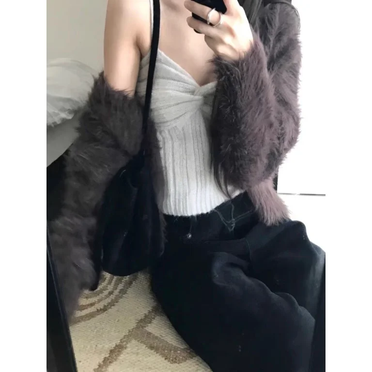 Chique herfst winter vintage design casual plu dames trui vest Sli Agel trendy Koreaanse Sle voor verschillende gelegenheden...