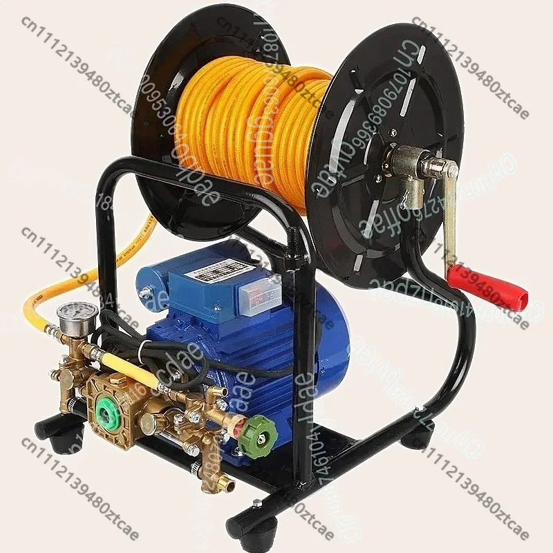 Household Electric Portable High-Pressure Sprayer for Garden Greenhouse Agricultural Use with Coil Tube