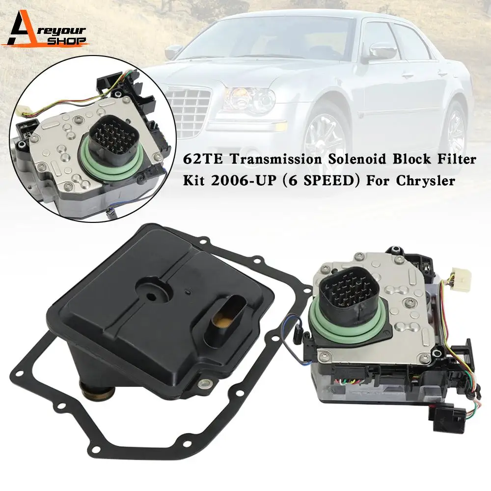 

Areyourshop 62TE Transmission Solenoid Block Filter Kit 2006-UP (6 SPEED) For Chrysler