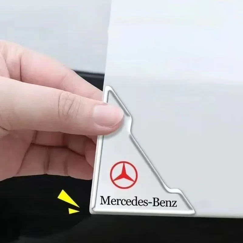 

For Mercedes Benz C180 W108 W168 CLA GLA GLB GLE A C Class Car Door Corner Protection Covers Decals Auto Anti-collision Stickers