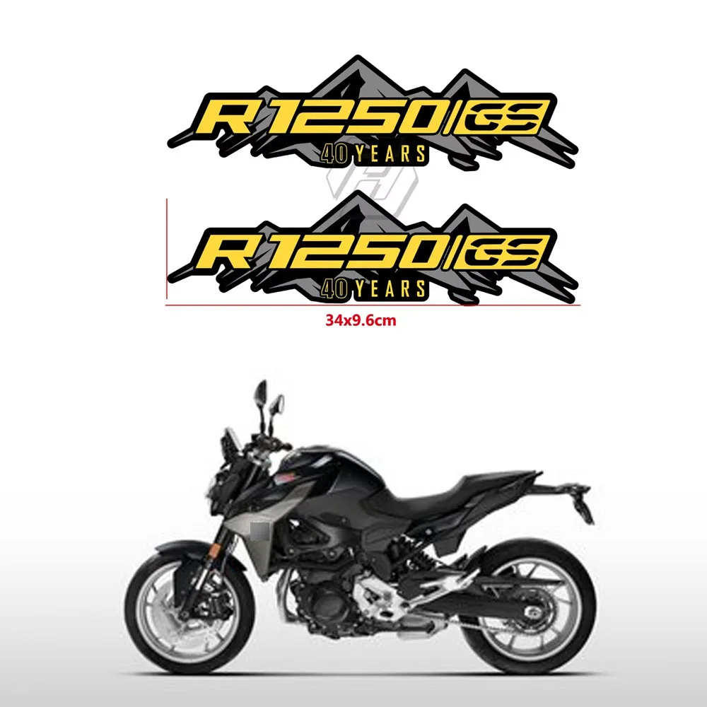 

Алюминиевая коробка для BMW Motorrad R1200GS R1250GS ADV, 40-летние наклейки, наклейка на мотоцикл