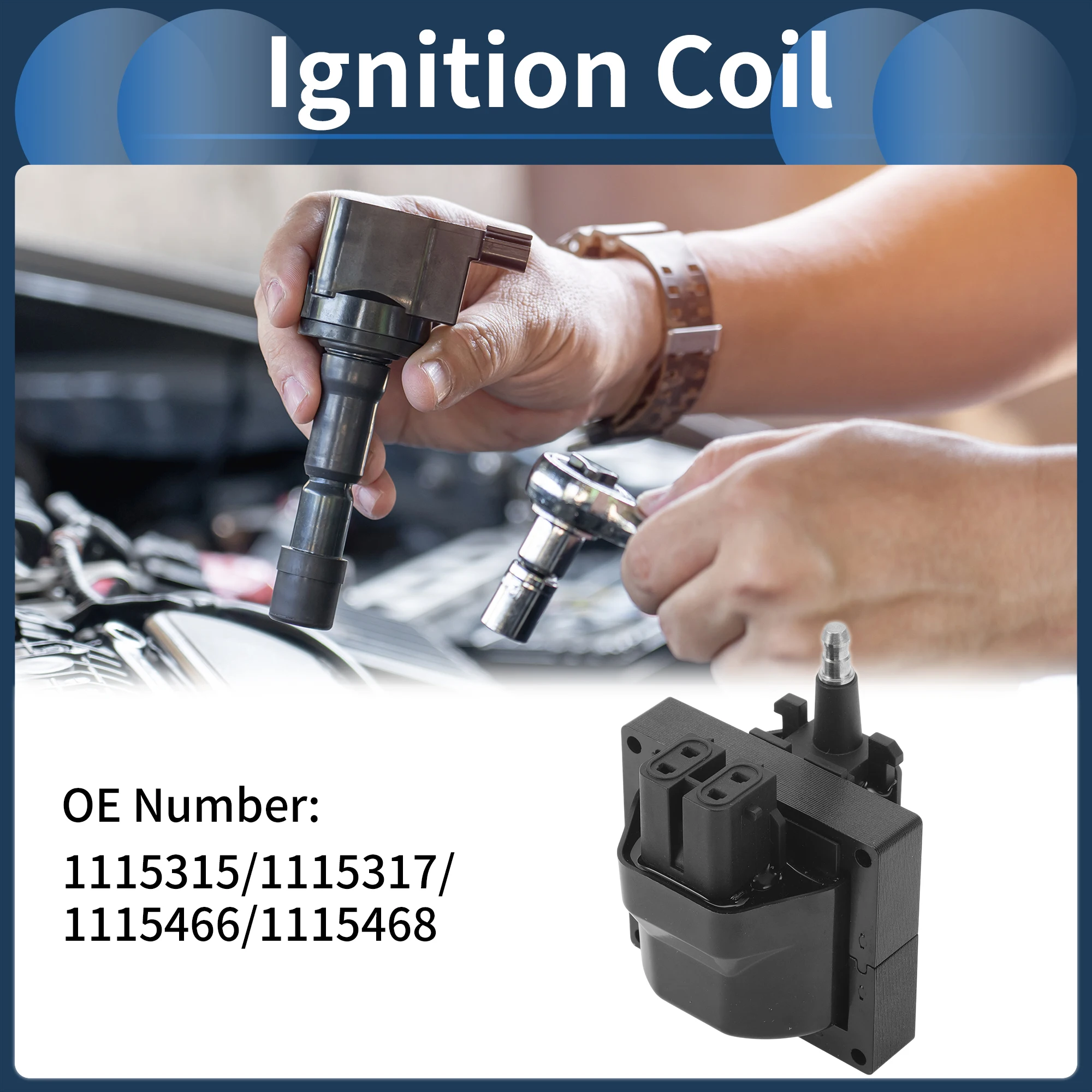 

UXCELL Ignition Coil Ignition Coil Pack No.1115315 for Buick Century 1985-1986