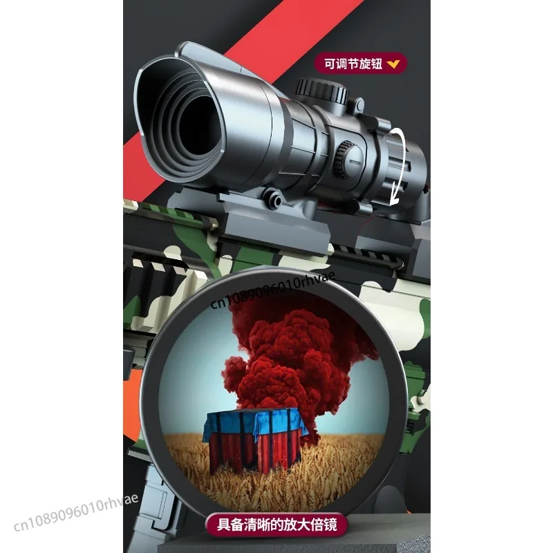 2025 Regalo de Navidad M416 Suministro inferior manual Perno Pistola de juguete de bala suave Rifle de asalto para niños Simulación Submetraladora al por mayor