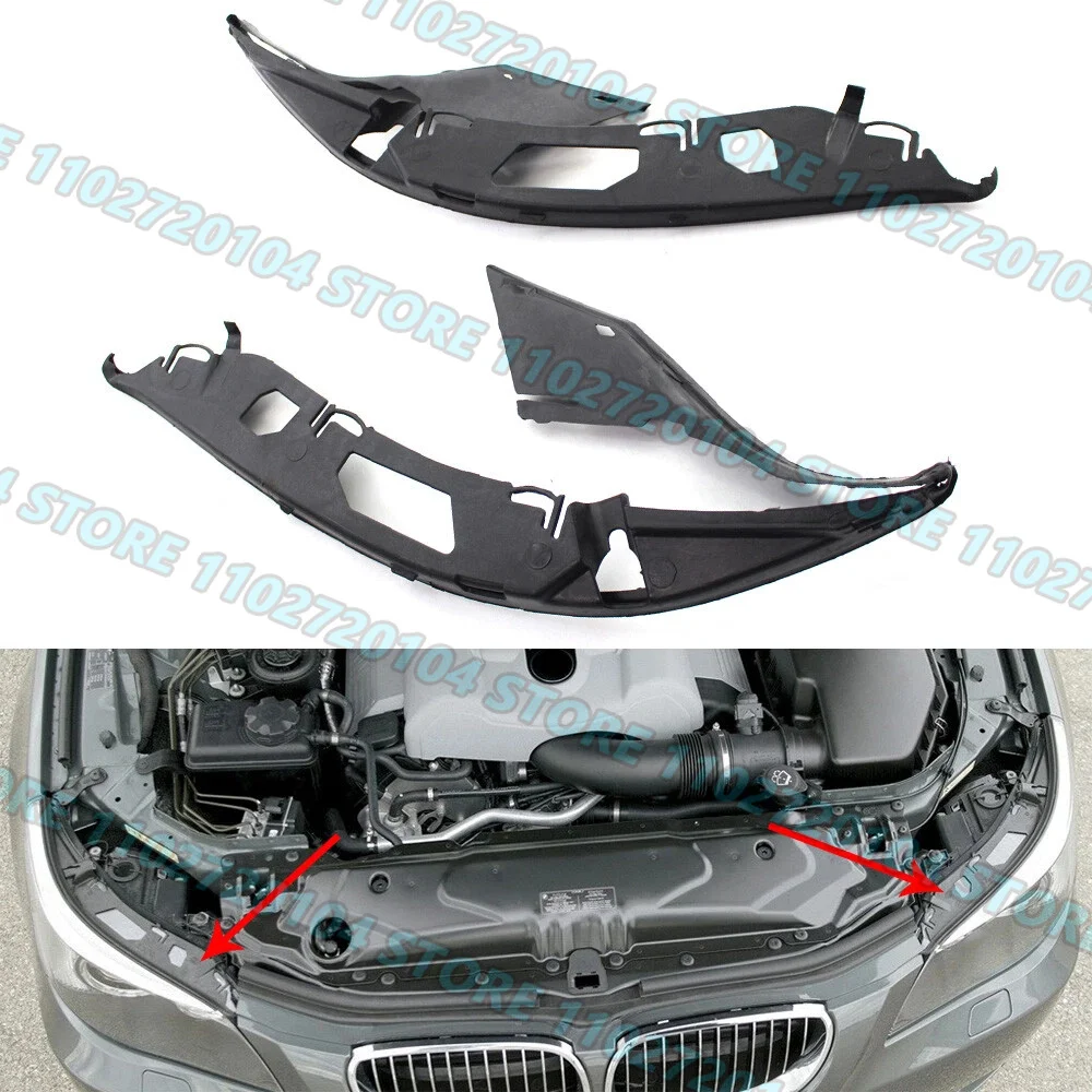 for 2004-2010 BMW E60 E61 5 Series 525 528 530 535 Headlight Lens Seal Gasket Rubber Sealing Strip Trim 63126934511 63126934512