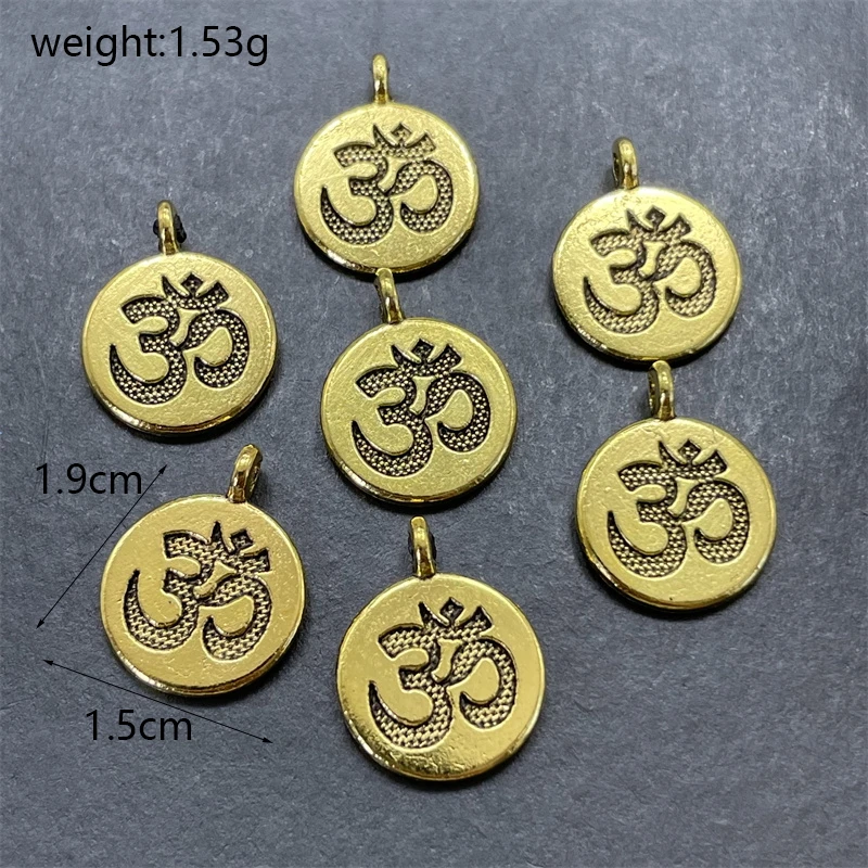 3 Colors Retro Style Religion Flower Of Life DIY Wholesale Zinc Alloy Yoga Lotus Connectors Charm Hand Jewelry Pendant