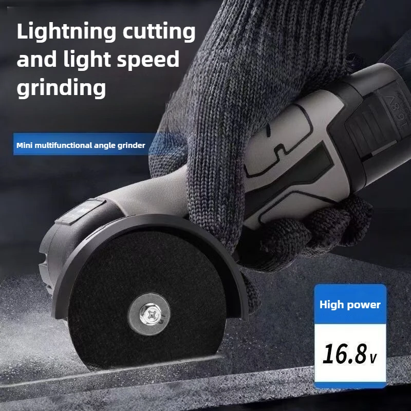 

16.8V mini angle grinder household rechargeable 550w machine polishing machine electric grinder polishing machine power tools